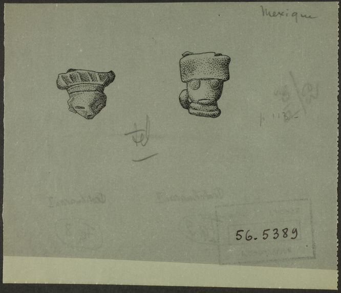 Fig. 8. Teotihuacan I. Fig. 9. Teotihuacan II. Mexique