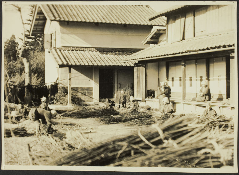 Fabrication du papier japonais