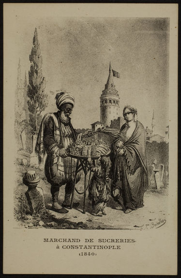 Marchand de sucreries à Constantinople