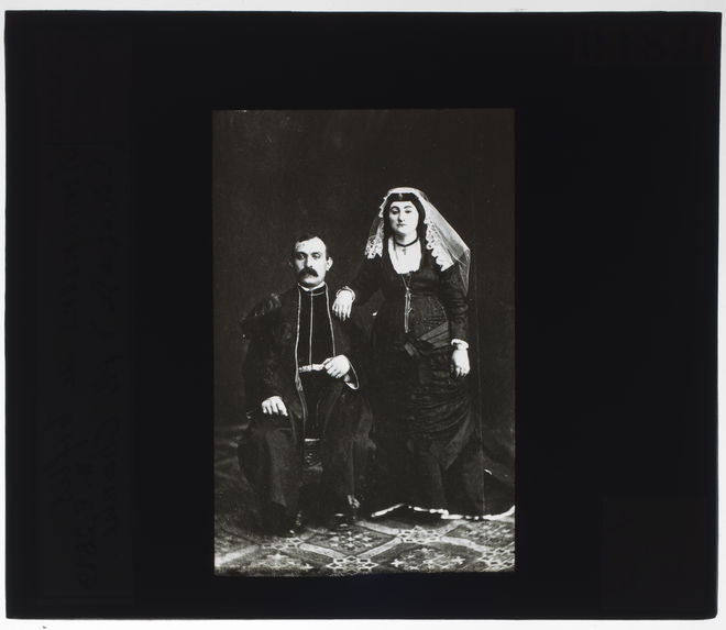 Arméniens de Tiflis [portrait d'un couple]