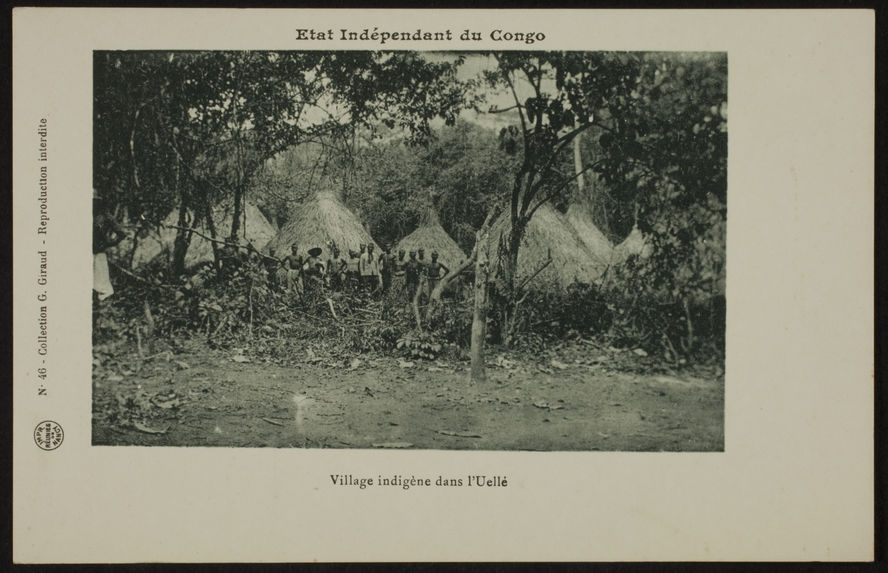 Village indigène dans l'Uellé