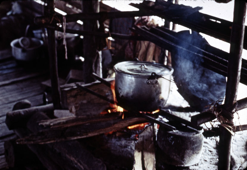 Préparation du masato de manioc