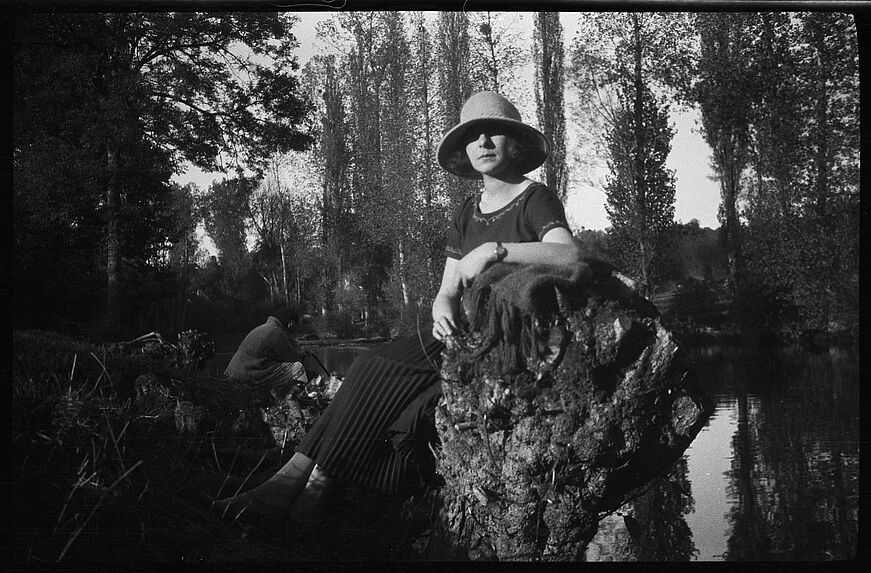 St Céneri, mariage Sylvie [portrait d'une femme]