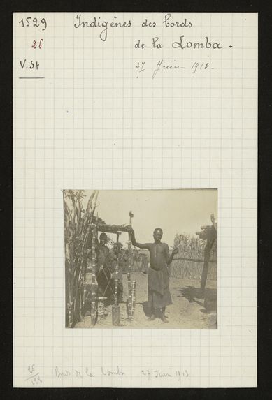 Indigènes des bords de la Lomba, 27 juin 1913