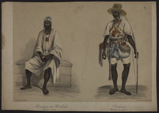 Costume de Mandingue du Bambouk et costume de guerre Bambara