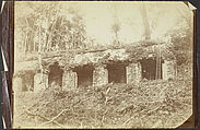 Palenque. Façade occidentale de l’aile intérieure du palais