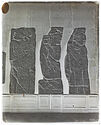 Palenque. Trois bas-relief de l’escalier de la cour à Palenque