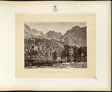 Alpine lake, in the Sierra Nevada, California