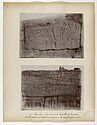 Karnak. Fragments de la bataille de Kadesch. (Entailles faites par les femmes…