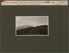 En 1927 : ruines des murs [Cerro de Tlaloc]