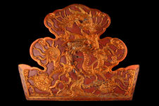 Bas-relief avec représentation de dragon