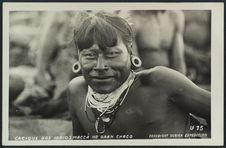 Cacique dos Indíos Maccá non Gran Chaco