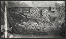 La Lagunita, bas-relief ornant la "pila" (sarcophage), côté Nord