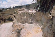 Cajamarca. Dans une large excavation créée par la carrière de l'époque…