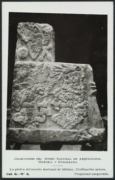 La piedra del escudo nacional de México