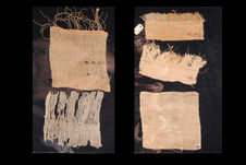 Fragments d'enveloppe de momie