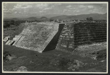 Cempoala, pyramide principale du côté septentrional de la grande place