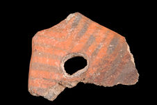 Fragment de poterie, anse