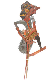 Figure de wayang kulit : Jaya Rata Saudara dari raja Astina