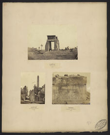 Abydos, Grand Temple, profil du roi Séti I