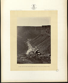 Grand Cañon of the Colorado River, mouth of Kanab Wash, looking West