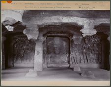 Bas-relief, buste de Trimurti, Elephanta