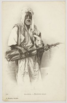 Algérie.- Musicien nègre