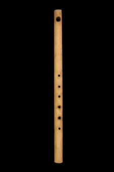 Flûte à embouchure terminale à bloc