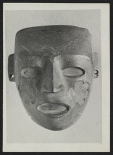 Masque en pierre, Mexique