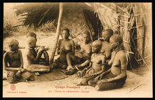 Congo Français. Scène de Tchikoumbis. Loango