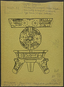 Fig. 29. Ometepe (Nicaragua). Coupe tripode aux motifs de serpents emplumés Type…