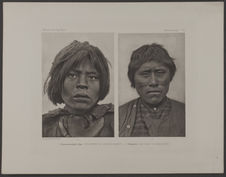 PL. XX. Hutte fuégienne. Une femme, Mayachka Kipa, et son enfant
