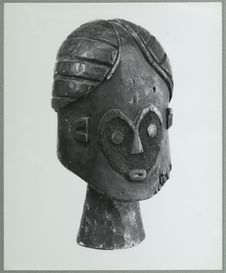 Africa, Cameroon, Mbaing Wooden head