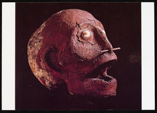 Crâne surmodelé (Mélanésie fin 19eme)
