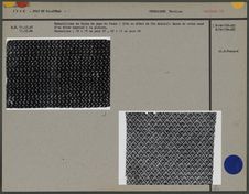 Echantillons de tissu de jupe de femme (XIXe ou début du XXe siècle)