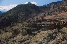 Balsas, site archéologique sous roche. Balsas, rive Cajamarca. Ensemble de…
