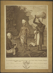 Blanchisseuse des Indes occidentales. The west india washer-woman