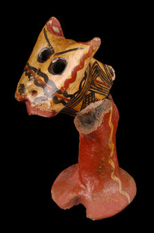 Fragments d'une figurine en forme de chameau
