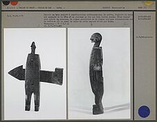 Serrure Dogon en bois sculpté