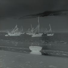 Flotille de jonques de mer