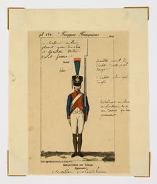Troupes Françaises […] Infanterie de Ligne Regiment 1 Bataillon Colonial