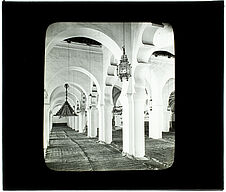 Tlemcen. La grande mosquée (intérieur)