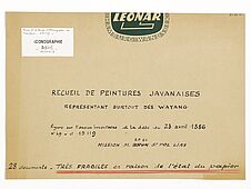 Recueil de peintures javanaises