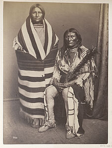 Kam-Ne-But-Se. Blackfoot and squaw