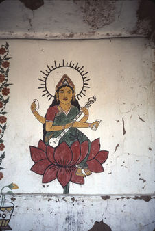 Peintures murales à sujet religieux