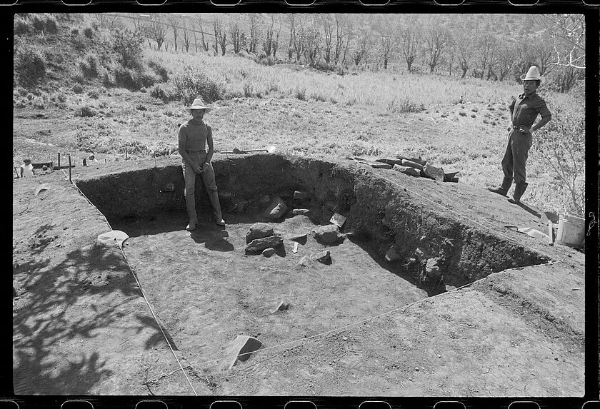 Fouille du site d'El Chaguite