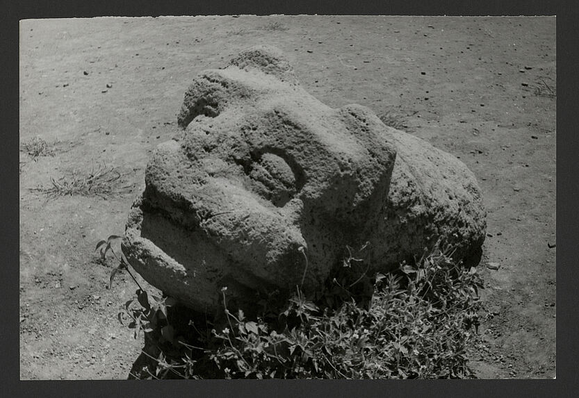 Kaminaljuyú, sculpture représentant un félin