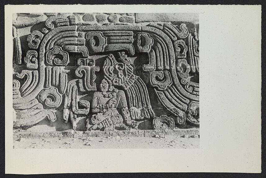 Xochicalco, relief de la pyramide