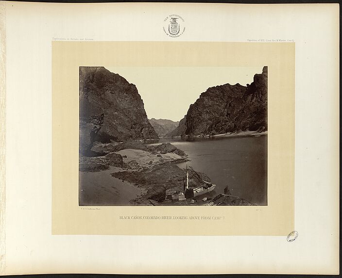 Black Cañon, Colorado River, looking above from Camp 7