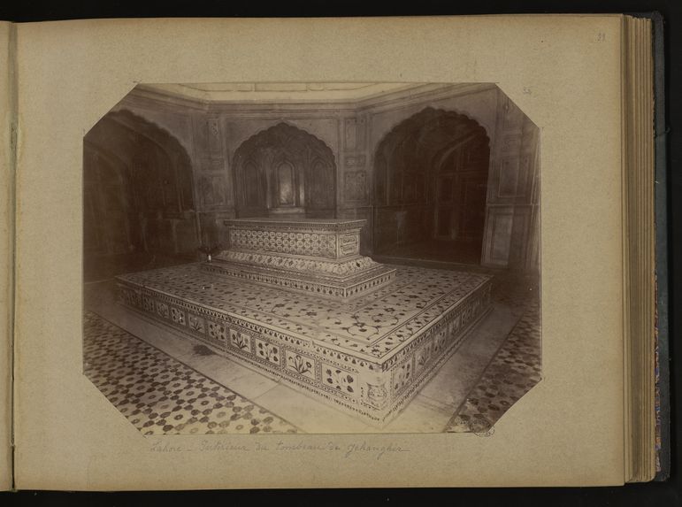 Lahore, intérieur du tombeau de Jehanghir